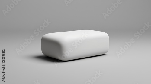 3D model of a rounded rectangle with soft shadows