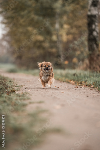 Photography Tibetan Spaniel dog small cute little