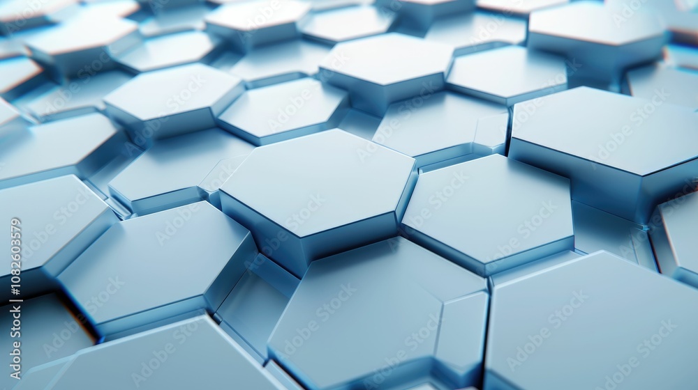 Geometric wallpaper with a repeating pattern of interconnected hexagons Geometric wallpaper with a repeating pattern of interconnected hexagons