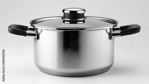  Iron Pot on White Background