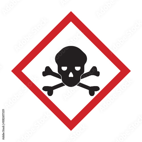 Toxic Material Symbol Icon