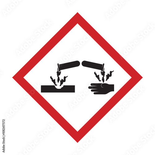 Corrosive Material Icon