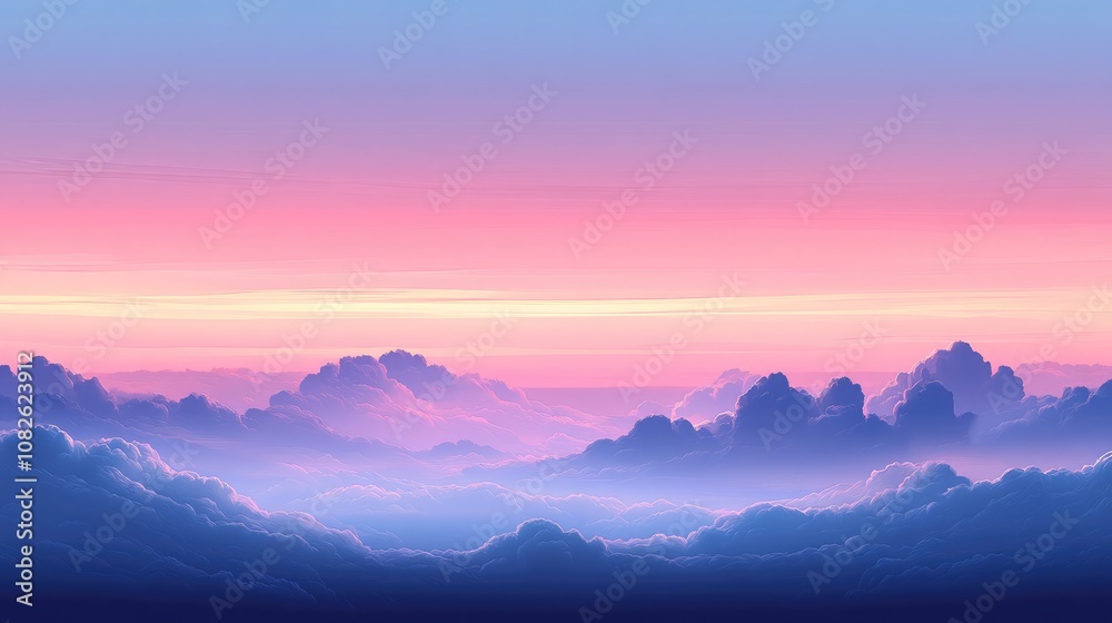A Soft Gradient Sky in Pink, Blue, and Purple at Twilight, Evoking Tranquility and Calm. Ideal for Background Designs, Nature-Inspired Projects, or Relaxation-Themed Visuals A Soft Gradient Sky in Pink, Blue, and Purple at Twilight, Evoking Tranquility and Calm. Ideal for Background Designs, Nature-Inspired Projects, or Relaxation-Themed Visuals