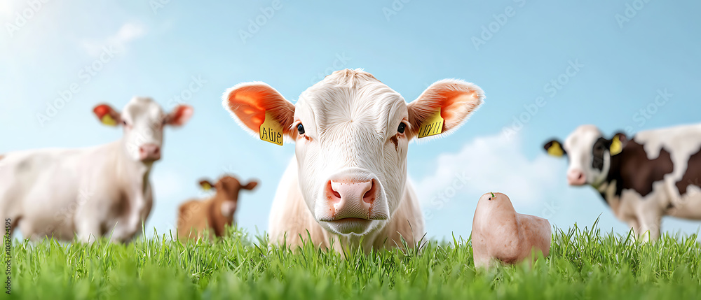Fototapeta premium Protecting nature through sustainable livestock grazing practices