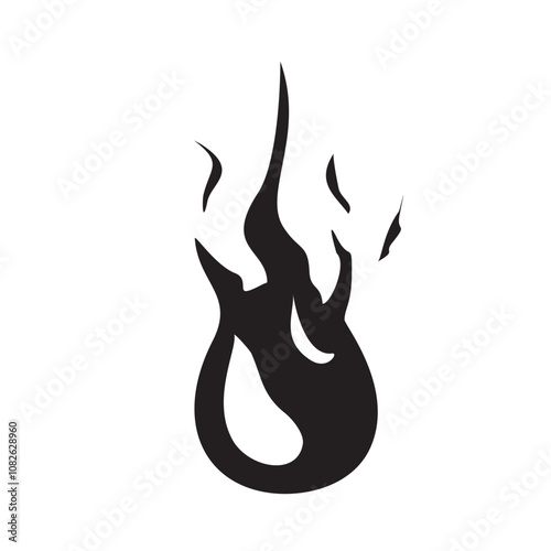 illustration of fire flames, fire flames icon