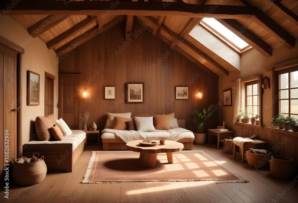 3d Peaceful and Beautiful Home isolated on with different colour of background