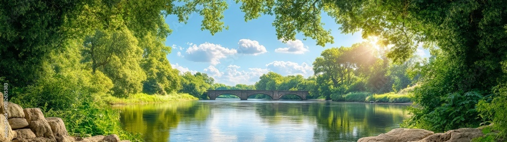 Serene Landscape of the River Tyne with Scenic Views and Tranquil Waters in a Beautiful Natural Setting Serene Landscape of the River Tyne with Scenic Views and Tranquil Waters in a Beautiful Natural Setting