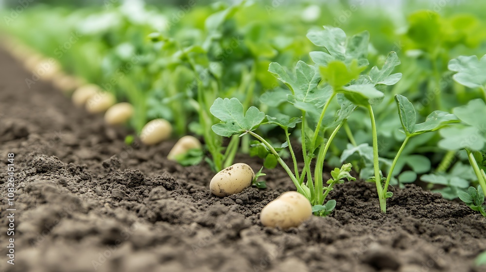 A close-up of a crop rotation plan showing the sequence of planting legumes, grains, and root vegetables A close-up of a crop rotation plan showing the sequence of planting legumes, grains, and root vegetables