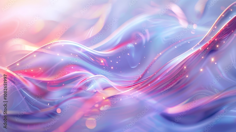 Abstract Waves of Light and Color in Smooth Flowing Patterns, Capturing Ethereal Beauty and Dynamic Movement in a Dreamy Atmosphere Abstract Waves of Light and Color in Smooth Flowing Patterns, Capturing Ethereal Beauty and Dynamic Movement in a Dreamy Atmosphere