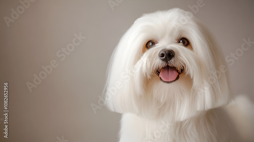 charming little Maltese lapdog.