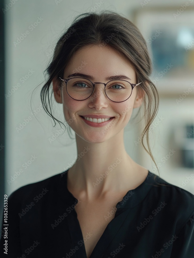 Professional Portrait of Smiling Woman