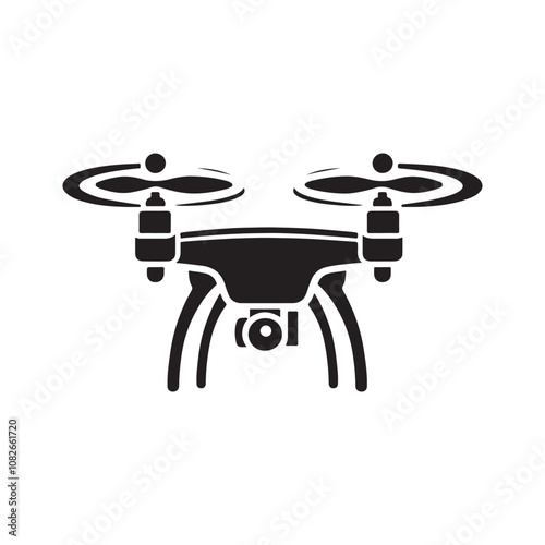 Download Premium Drone Silhouette Vectors – Perfect for Any Project