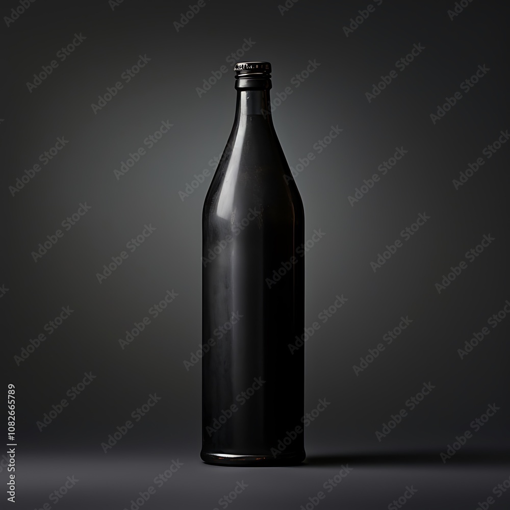 Black Bottle: Isolated Backdrop with Sleek and Elegant Color Aesthetic
Black Bottle: Isolated Backdrop with Sleek and Elegant Color Aesthetic