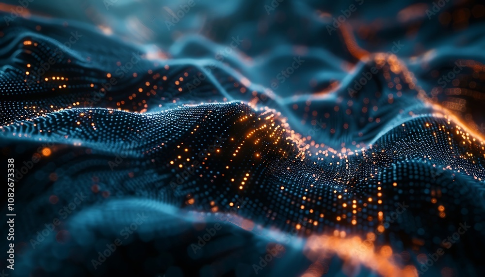 Abstract futuristic background. Big data visualization. Network connection structure. Abstract futuristic background. Big data visualization. Network connection structure.