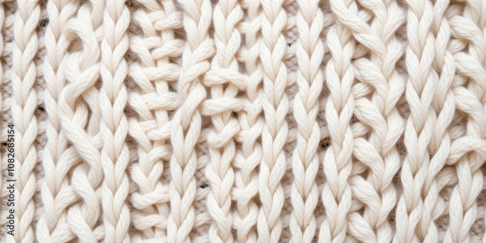 Soft and cozy knitted sweater fabric with cable knit pattern, wool, close-up, soft Soft and cozy knitted sweater fabric with cable knit pattern, wool, close-up, soft