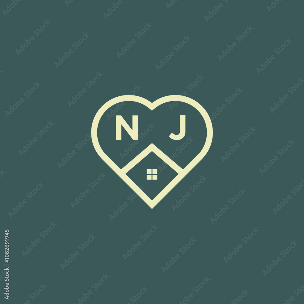 initial letter real estate logo design stock vector initial letter real estate logo design stock vector