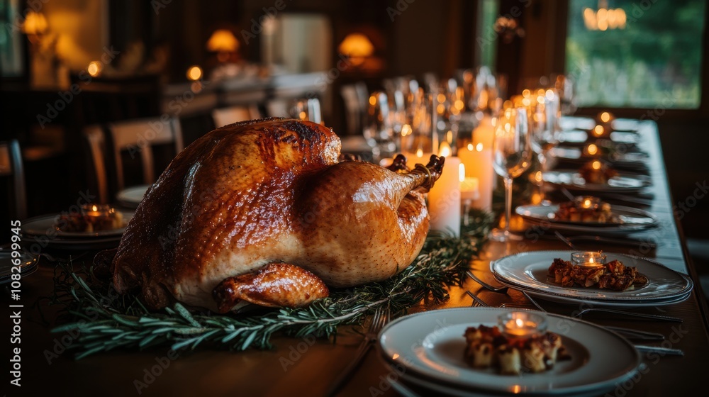 Bake roasted turkey dish for luxury traditional thanksgiving holiday gathering dinner Bake roasted turkey dish for luxury traditional thanksgiving holiday gathering dinner