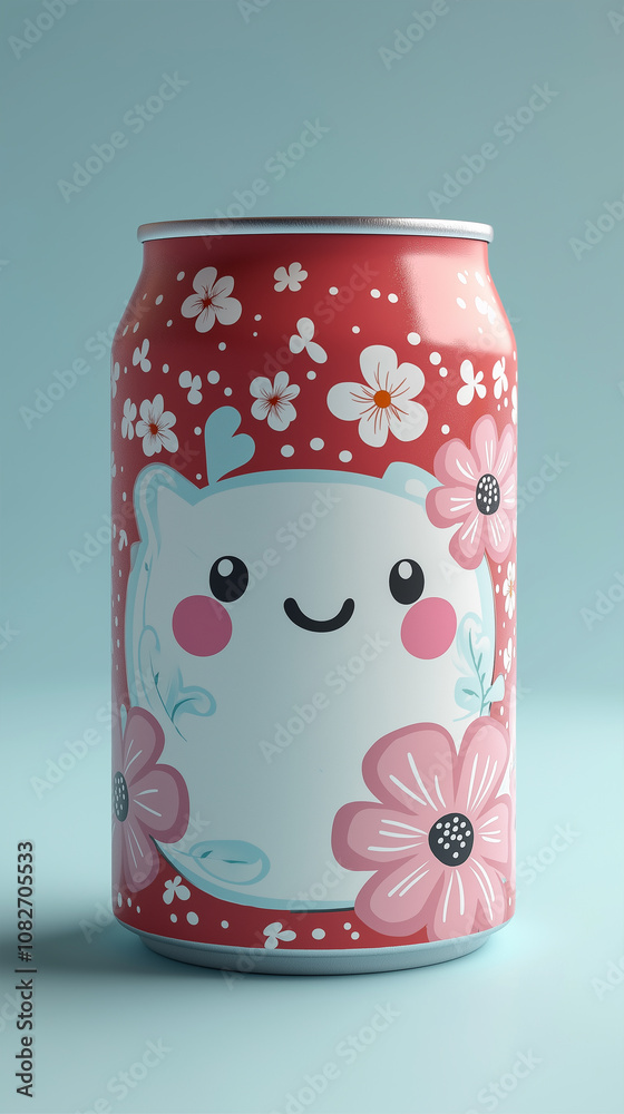 Fototapeta premium colorful cute water cans 