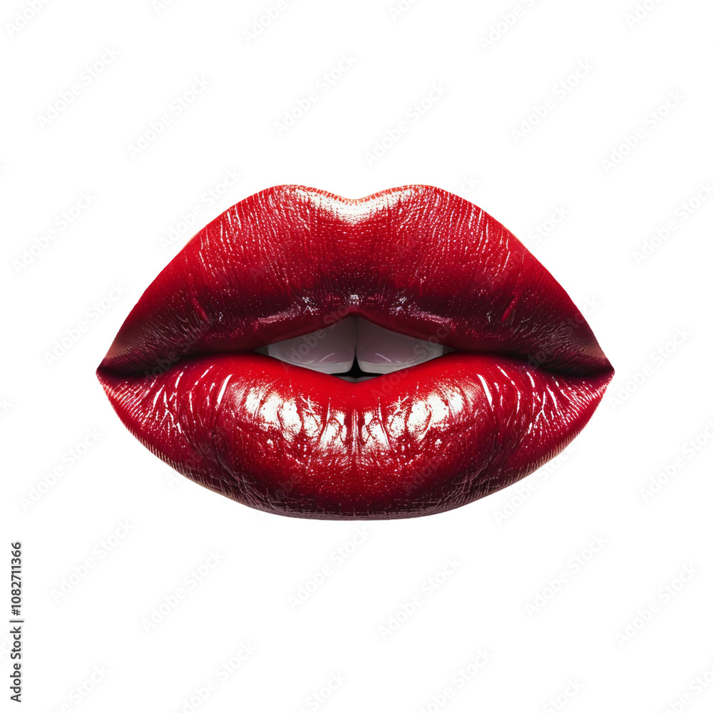 red lips on a black background red lips on a black background