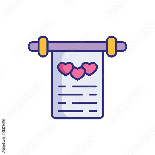 Wedding Vows vector icon