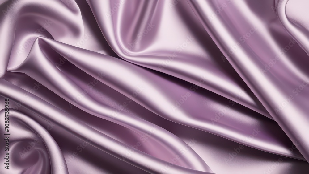 Obraz premium Luxury silk fabric with wrinkles background in purple shine for wedding, fashion themes and concepts. 