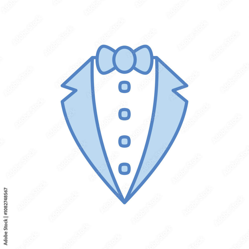 Tuxedo vector icon Tuxedo vector icon