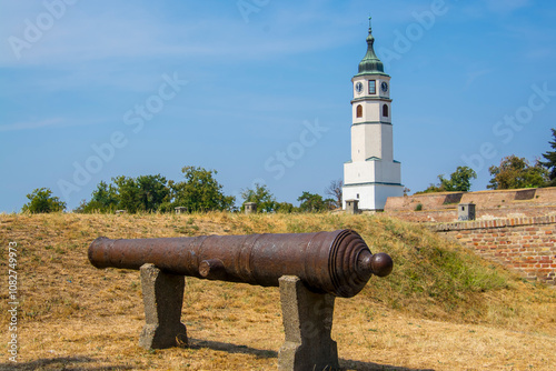 Sahat Kula clock tower in the fortress of Belgrade