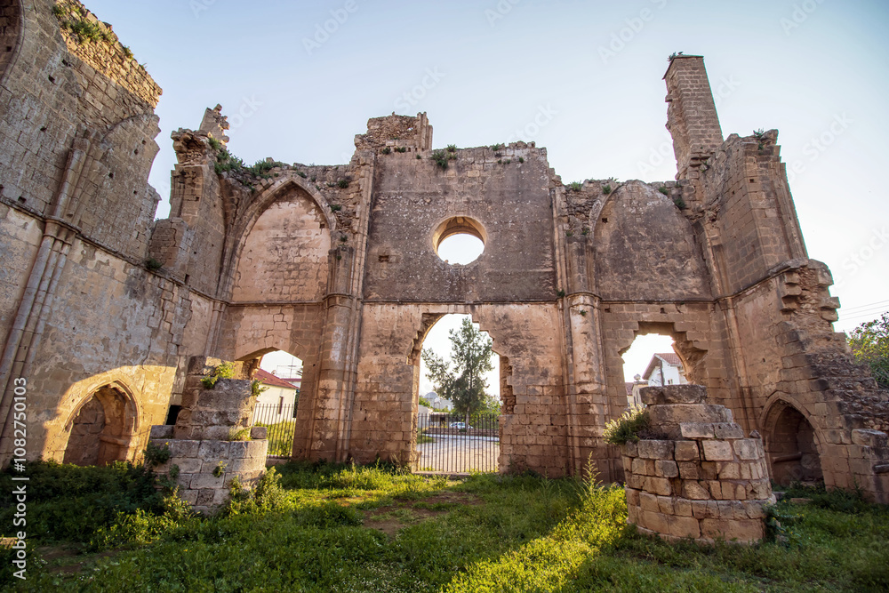 Fototapeta premium Interior view of historical Church of St. George the Exiler in the old town of Famagusta, Cyprus