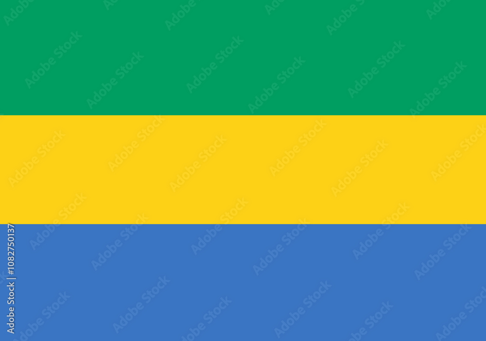 flag of gabon nation flag of gabon nation