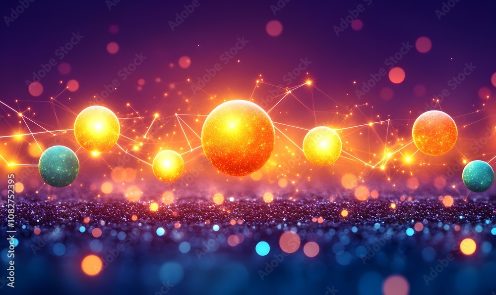 Vibrant Abstract Fusion, a close-up of luminous orange and green swirls, creating a dynamic interplay of color and energy. Vibrant Abstract Fusion, a close-up of luminous orange and green swirls, creating a dynamic interplay of color and energy.
