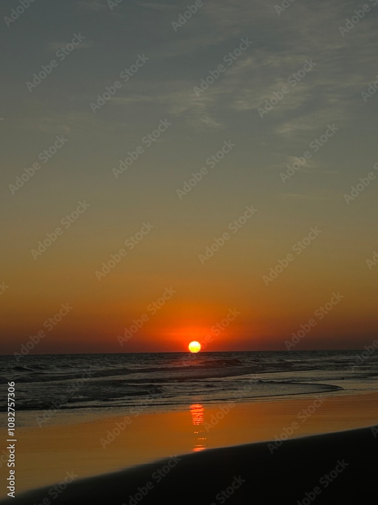 Fototapeta premium sunset at the beach