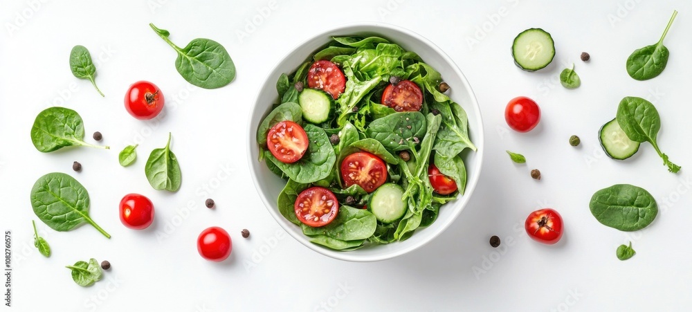 Fresh Spinach and Tomato Salad Fresh Spinach and Tomato Salad