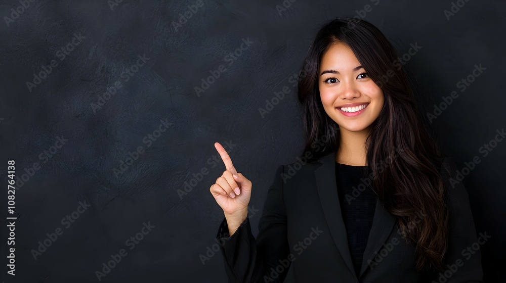 Confident Asian Woman Smiling in Studio - Perfect for Business or Lifestyle Promotions Highlighting Positivity and Empowerment with Soft Lighting on Features Confident Asian Woman Smiling in Studio - Perfect for Business or Lifestyle Promotions Highlighting Positivity and Empowerment with Soft Lighting on Features