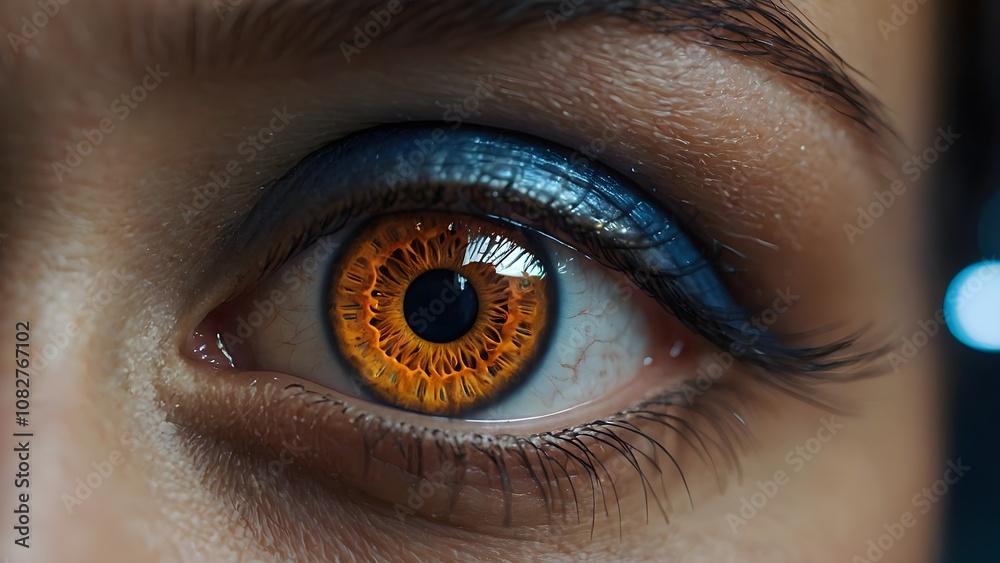 Fototapeta premium Close-Up Image of a Human Eye