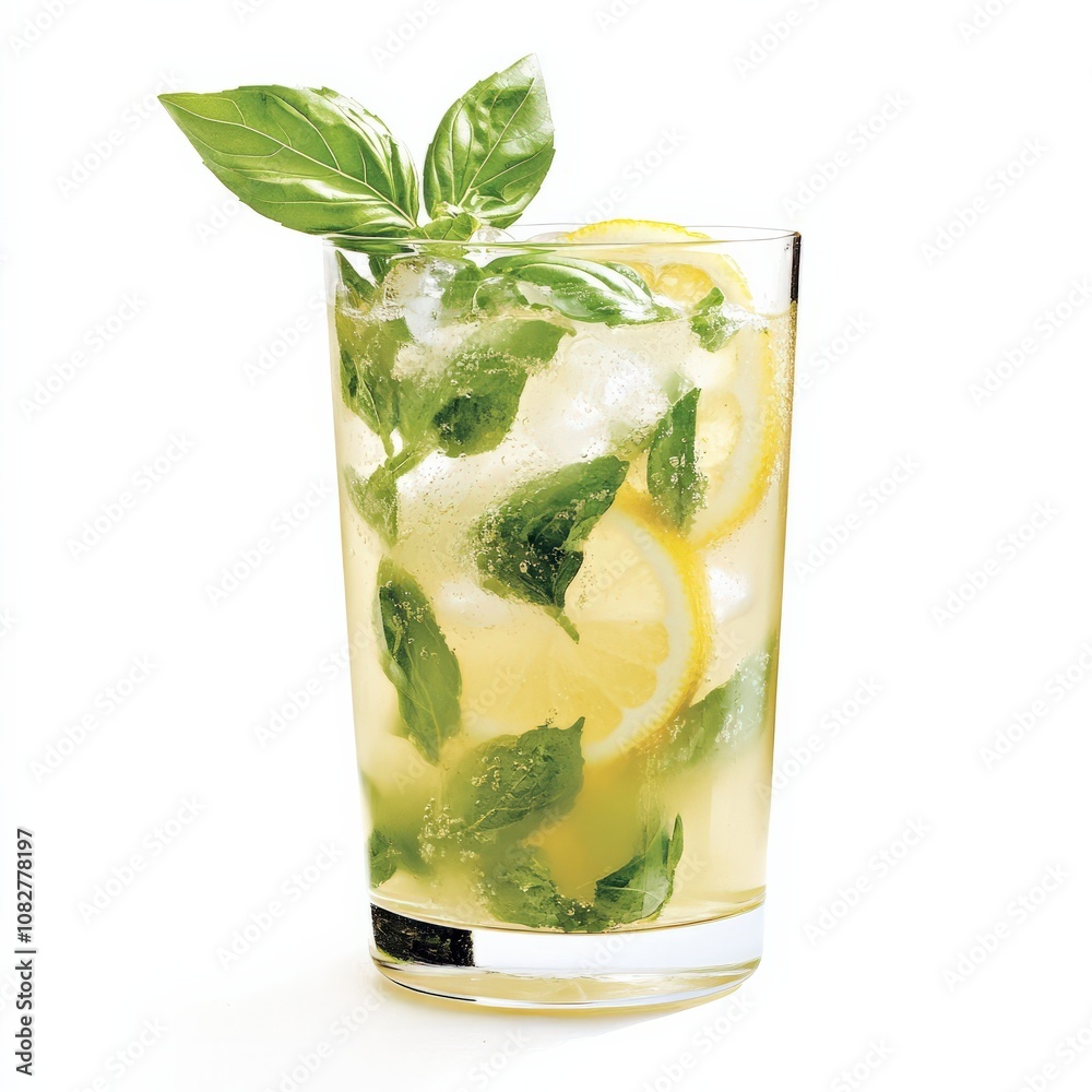 Lemon Basil Spritzer Lemon Basil Spritzer