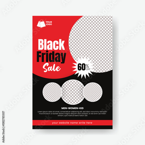 Editable Black Friday sale print flyer or poster template product sale flyer or poster design, supermarket Products Sale discount offer print flyer or poster for grocery sale leaflet template design