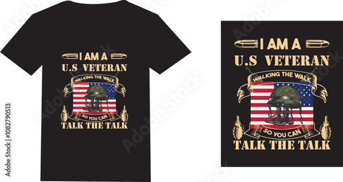 I am a us veteran t- shirt design 