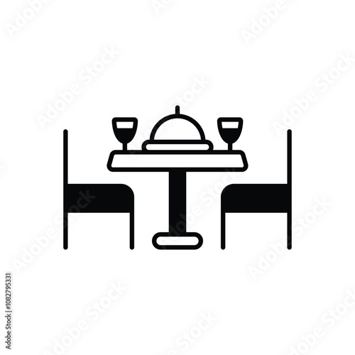 Table Setting vector icon