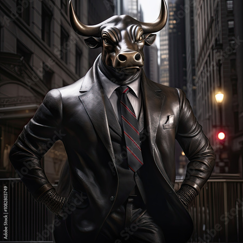 Obraz na płótnie Financial bull