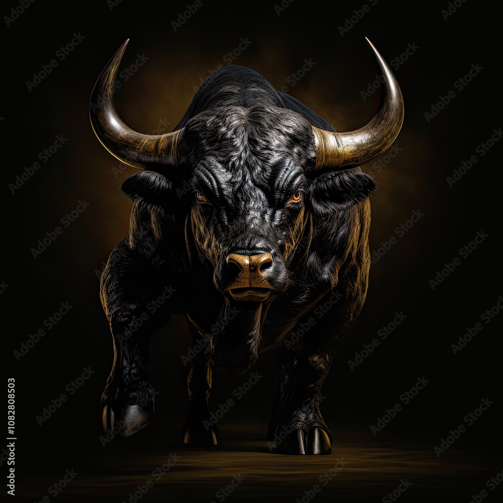 An imposing and intimidating bull An imposing and intimidating bull
