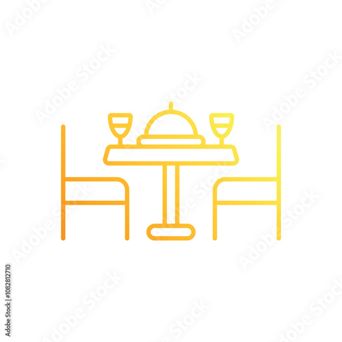 Table Setting vector icon