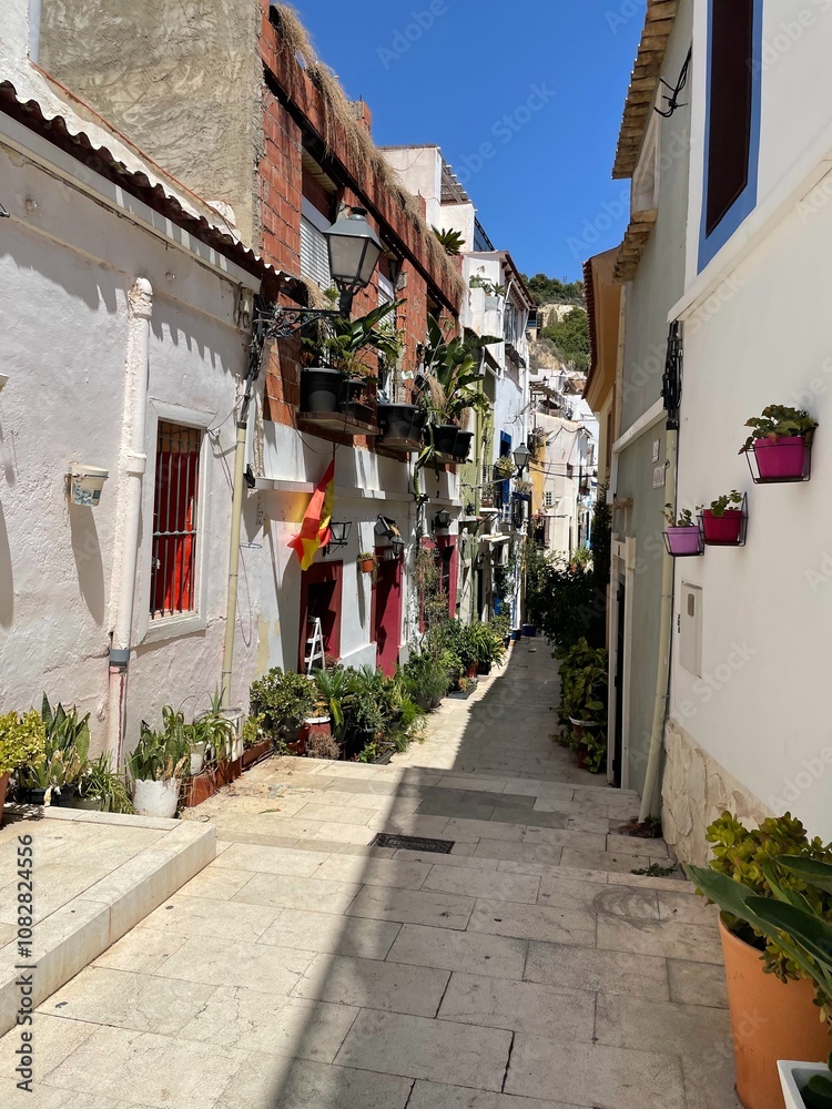 Obraz premium narrow street in the old town