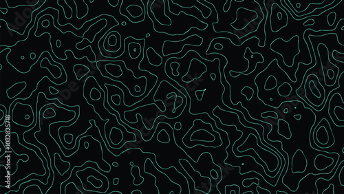 green and black topographic map terrain map background