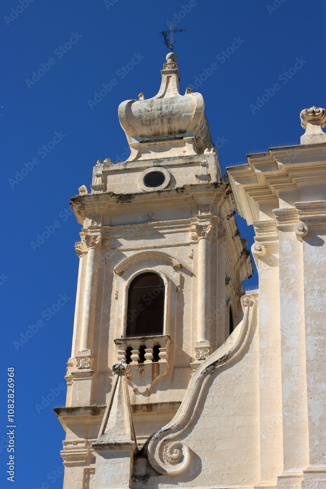 Obraz premium Facade of the Sanctuary Mater Domini of Laterza, Taranto, Puglia, Italy