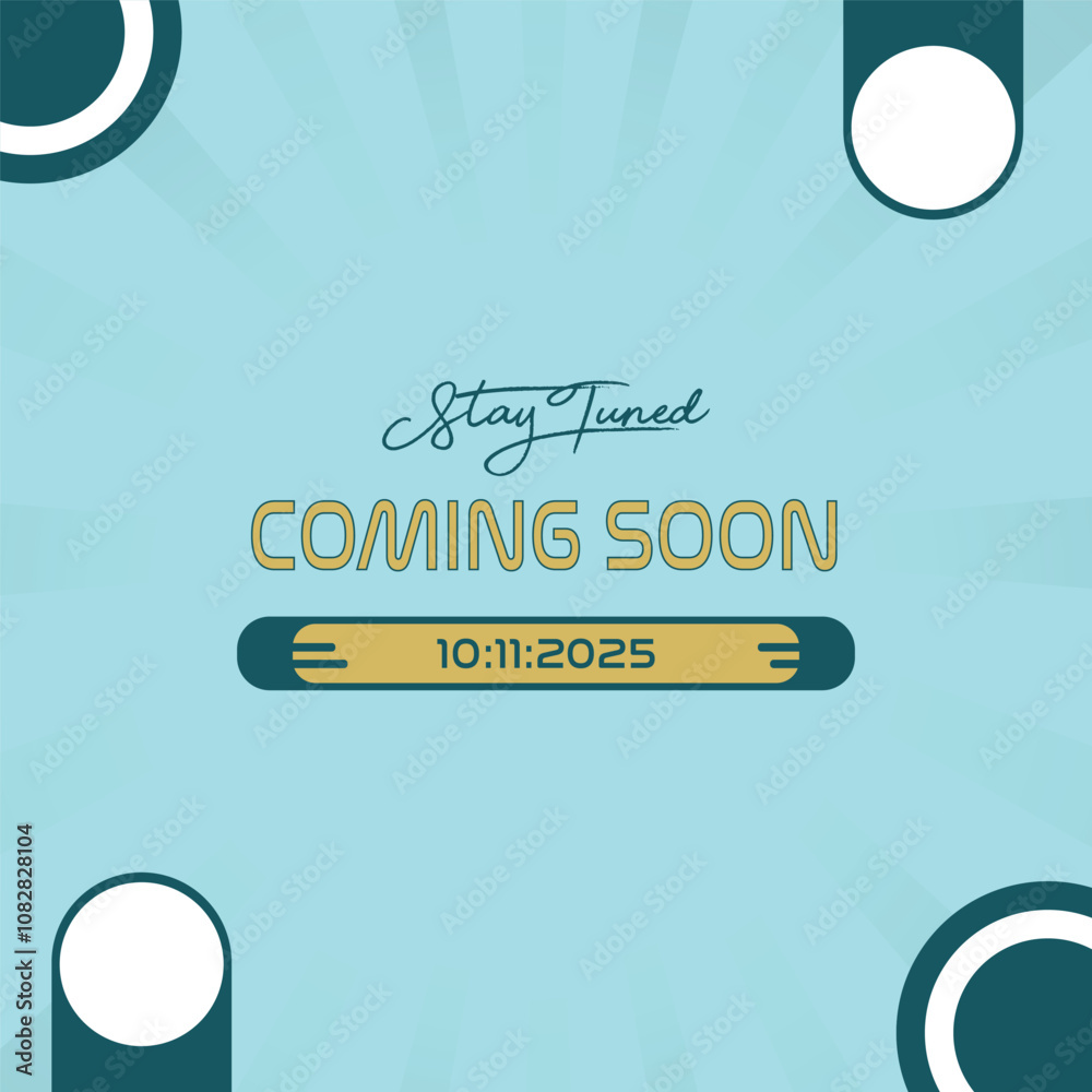 Obraz premium trendy coming soon web release background