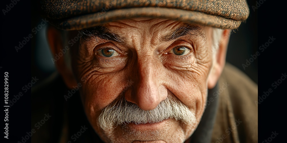 An Elderly Man With a Thoughtful Expression Gazes Directly at the Camera, Showcasing Wisdom and Life Experiences in His Warm Brown Eyes During a Quiet Moment Indoors An Elderly Man With a Thoughtful Expression Gazes Directly at the Camera, Showcasing Wisdom and Life Experiences in His Warm Brown Eyes During a Quiet Moment Indoors