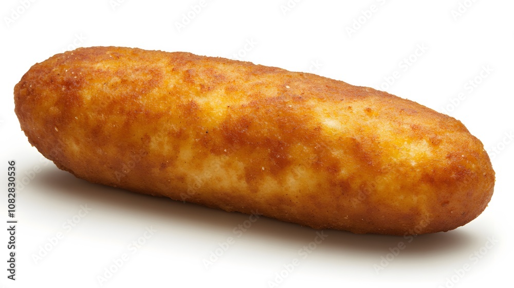Food, Salty, Corn Dogs, on White Background, Photo Realistic, Wallpaper, Cover and Screen for Smartphone, PC, Laptop, 9:16 and 16:9 Format