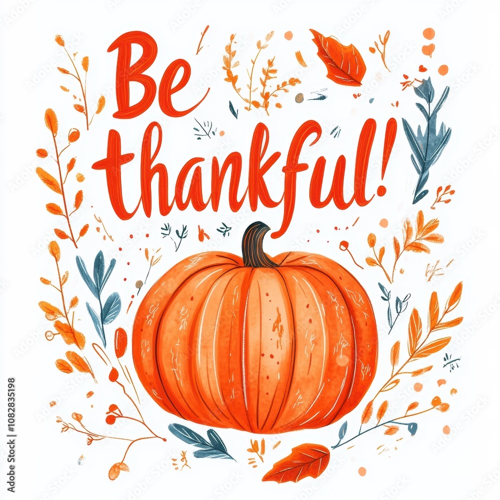 Naklejka premium Greeting card design for thanksgiving holiday.