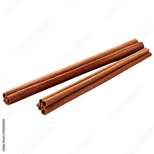 cinamon stick isolated on transparent background photo