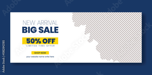 Editable Horizontal banner template for black Friday fashion sale web banner ads, social media cover, header designation